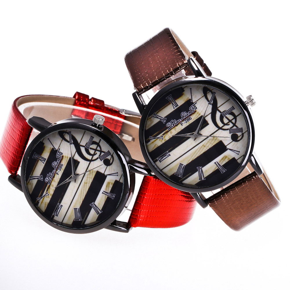 Neue Uhr Damen Mode Lederarmband