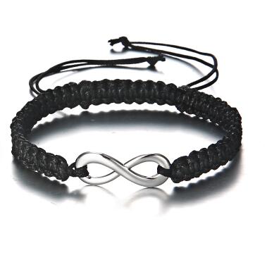 Pulseras tejidas a mano para parejas, regalo para novias, pulsera de joyería para mujer