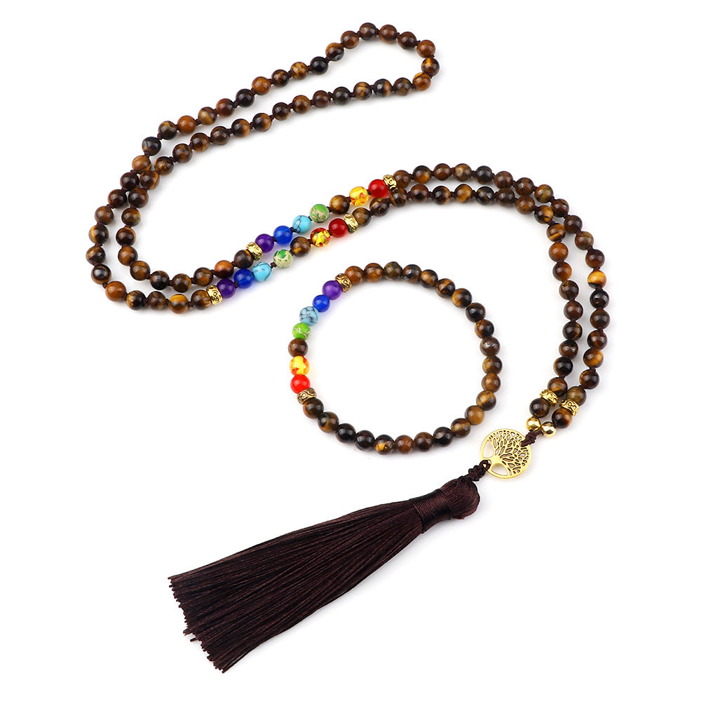 Ethnic Style Colorful Alloy Loose Beads Bracelet