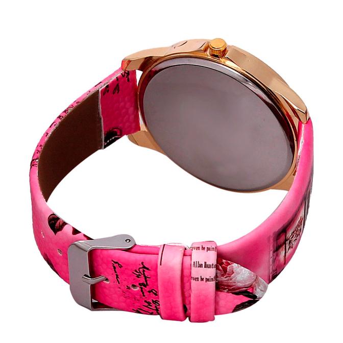 Neue Vintage Paris Eiffelturm Damen Quarz Uhr Frauen Mädchen Damen Studentinnen Lässige Armbanduhr Relojes