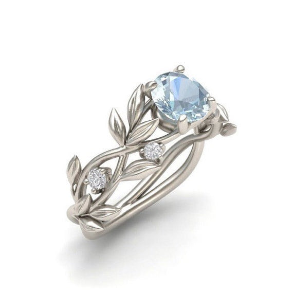 Europäischer und amerikanischer Mode-Zirkon-Schmuck Prinzessinnen-Verlobungsring