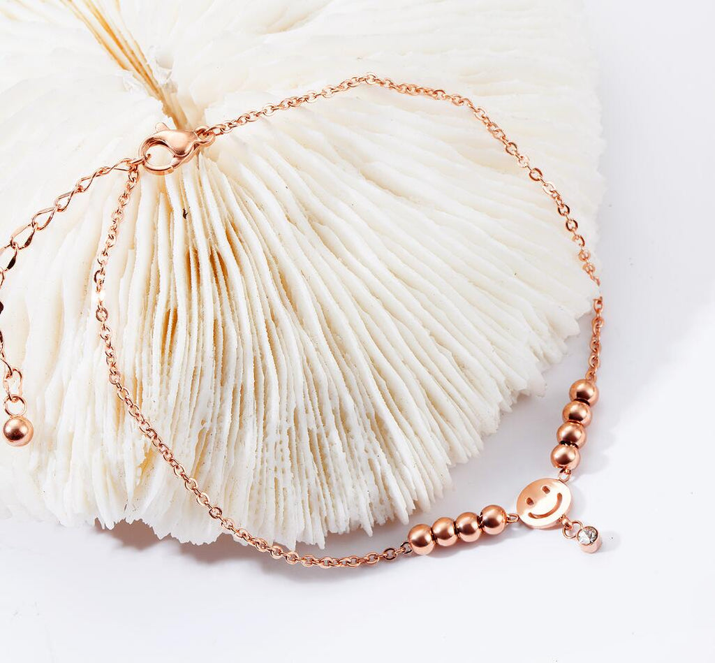 Charm-Beads elegantes Fußkettchen