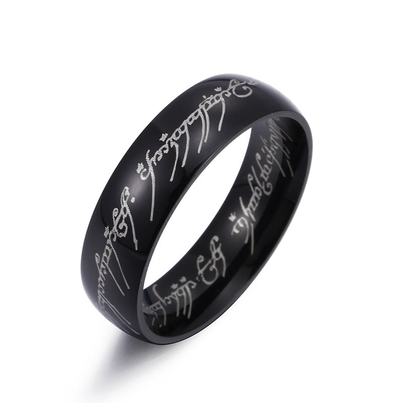 Titanstahlring Herrenring Ring