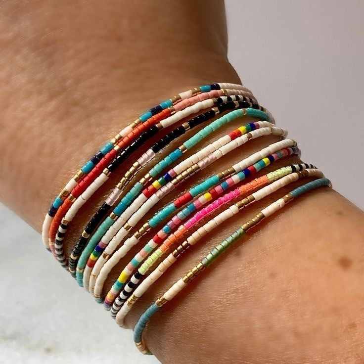 Fashion Regenbogen Retro Set Damen Armband