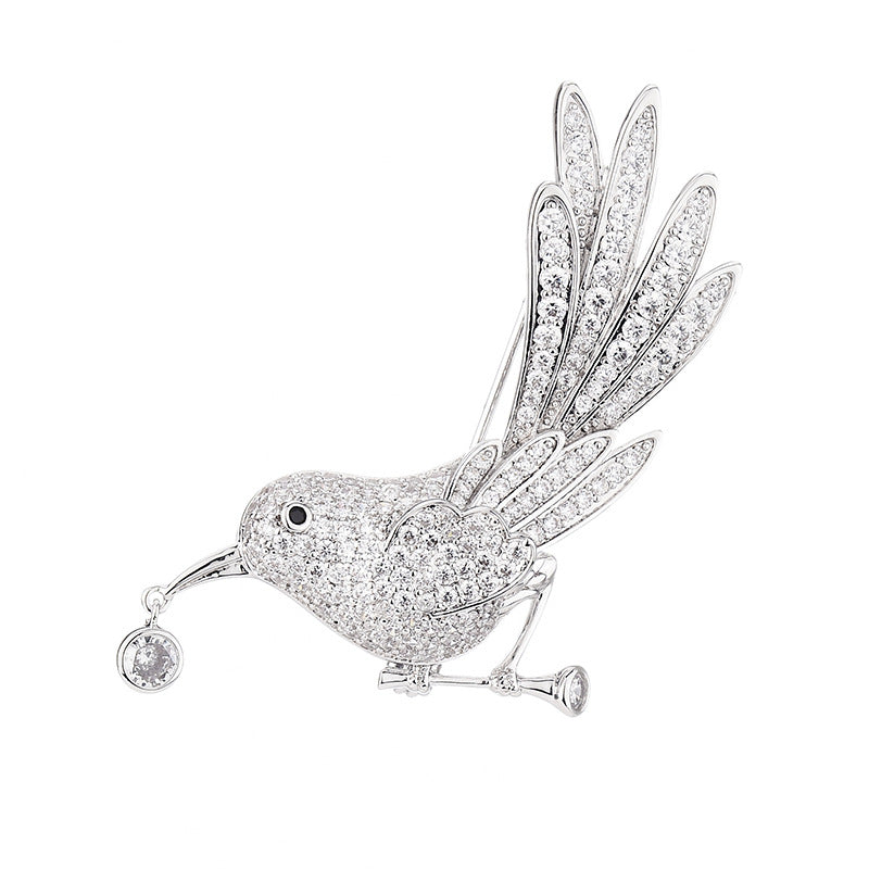 Bird brooch