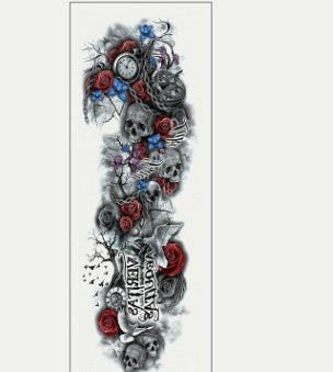 Pegatina de tatuaje impermeable para brazo completo