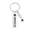 Color Photo Projection Keychain For Couples