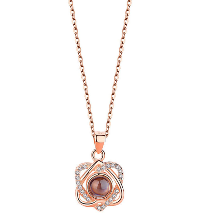 Apfelrose Schmuckschatulle Halskette Ring Ornament Für Freunde Weihnachten Valentinstag