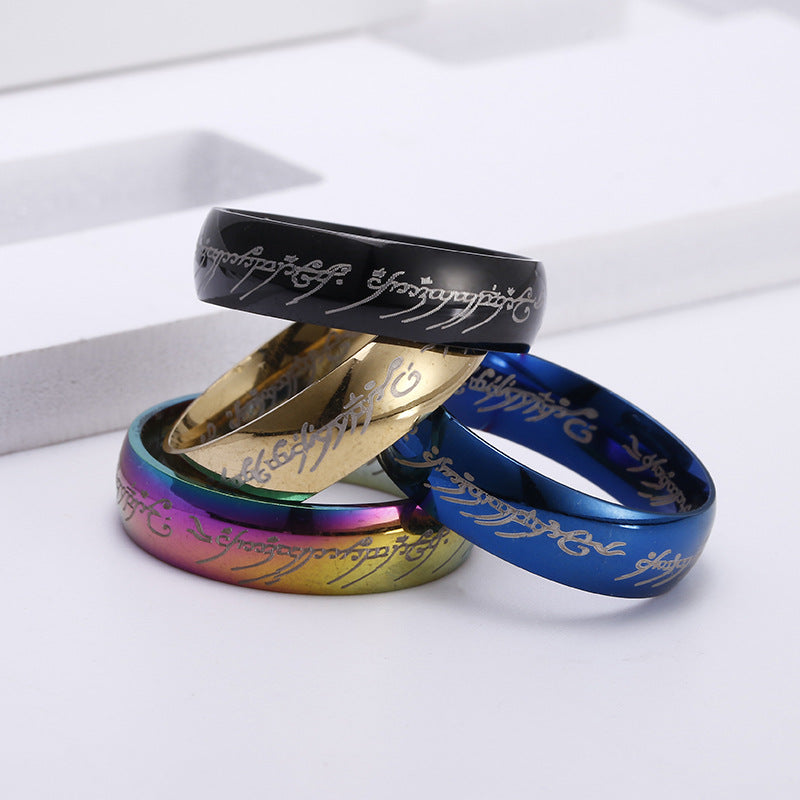 Titanstahlring Herrenring Ring