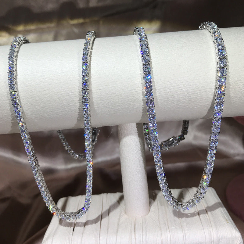 Hip-Hop-Halskette Schlüsselbeinkette Armband