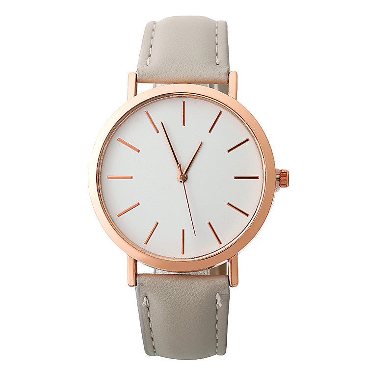 Relojes de mujer de cuarzo estilo simple de moda Relojes de pulsera Reloj de vestir para mujer