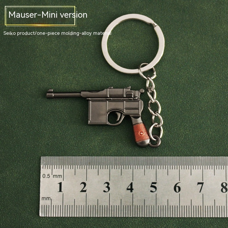 Llavero de Juguete de Metal Gun