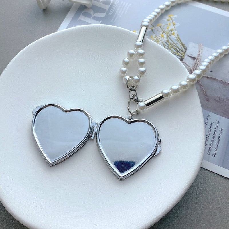 Ins Style Perlen Taillenkette Umhängegurt Damen All-Match Fashion Herzanhänger