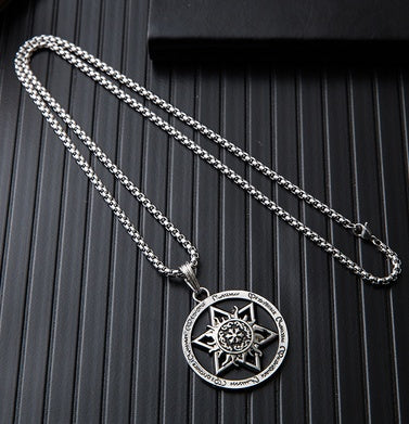 Hiphop pendant titanium steel chain pendant for men and women