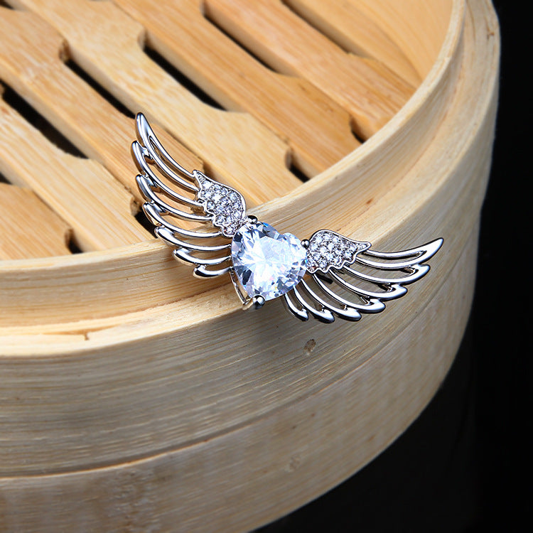 Broche de alas de ángel