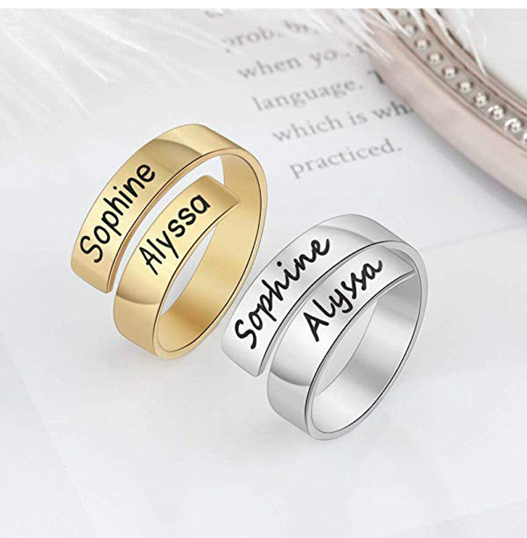 Anillo de plata personalizado
