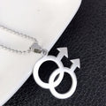 Lgbt Titanstahl-Anhänger Homo-Anhänger