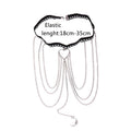 Casual Beach Love Moon Leg Ring Body Chain