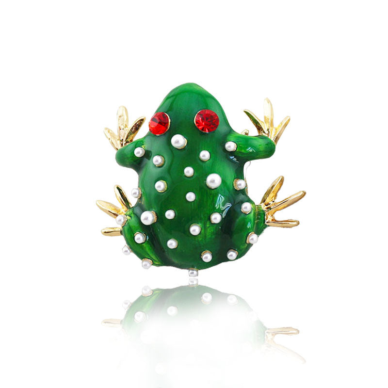 Broche de rana vintage