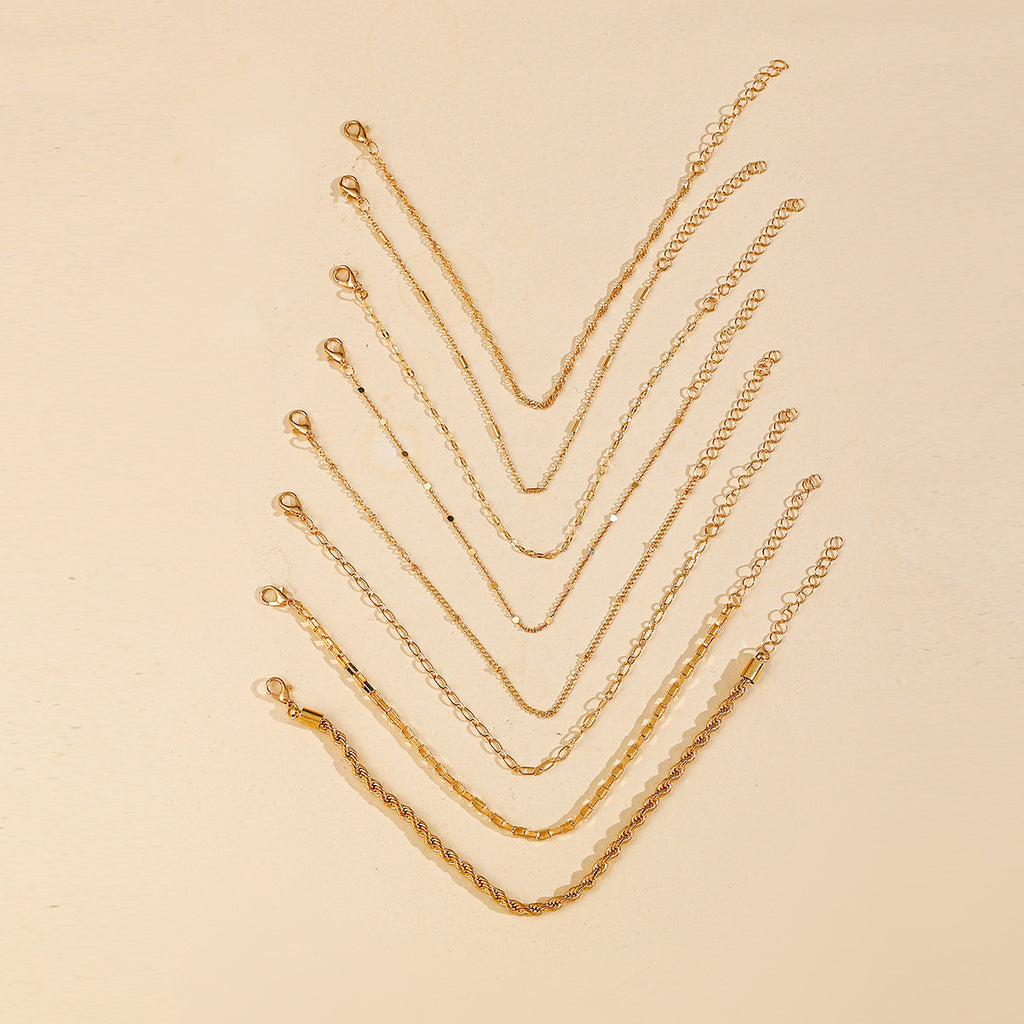 Traje de Pulsera Doble de Aleación Moda Multicapa