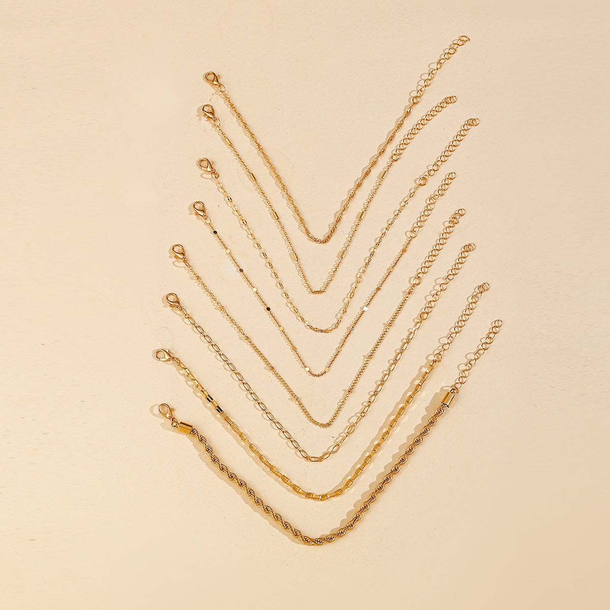 Traje de Pulsera Doble de Aleación Moda Multicapa