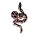 Blumen-Schlange Reversnadel Reptilien-Anstecker