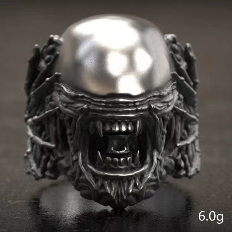 Angesagte kreative Retro-Totenkopf-Übertreibung