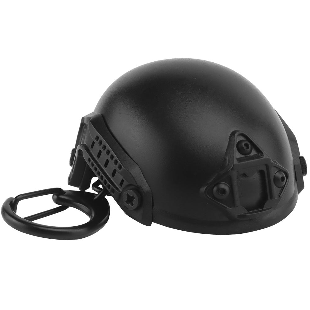 Llavero modelo mini casco abridor de botellas de cerveza portátil