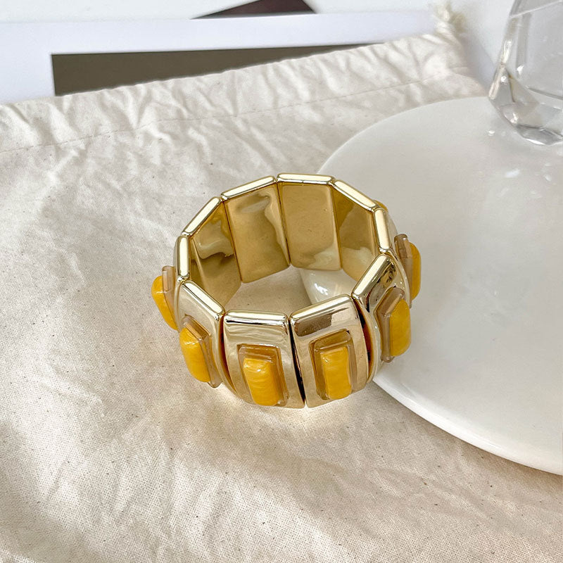 Fashion Alloy Gold-plated Candy Resin Jewelry