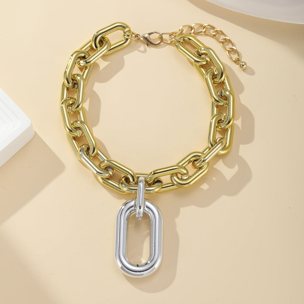 Minimalist Creative Large Pendant Multi-layer Necklace