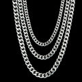 Six-sided Cuban Sweater Chain Simple Personality