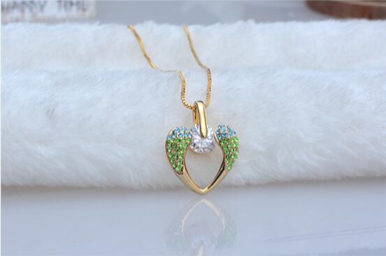 Kristallhalskette koreanischer kleiner Schmuck