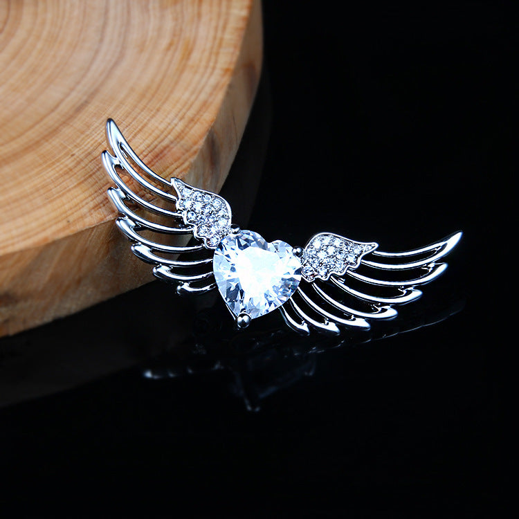 Broche de alas de ángel