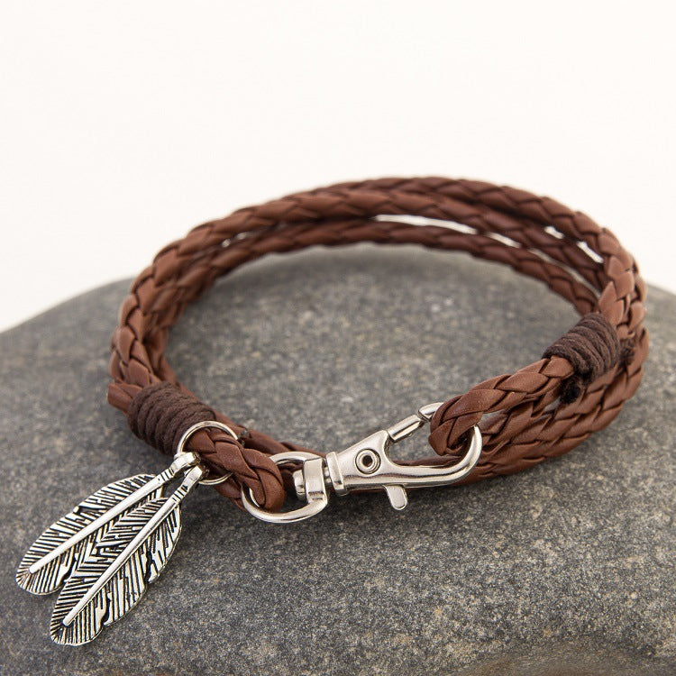 Modeschmuck Lederanhänger Freundschaftsarmbänder & Armreifen