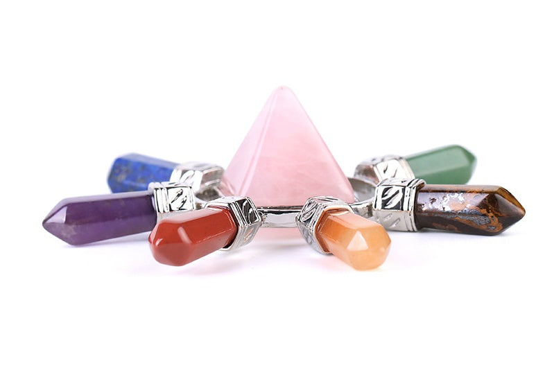 Naturkristall Halbedelstein Sieben-Chakra-Schmuck