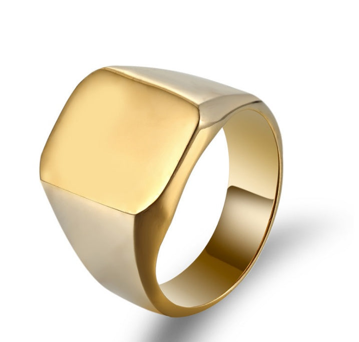 Individueller Edelstahl-Fashion-Burn-Ring für Herren, personalisierte Accessoires, Party-Schmuck, Vatertagsgeschenk