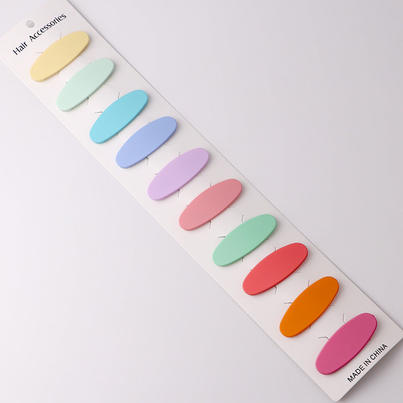 10 Stück Kinderhaarspangen Nordische Farben