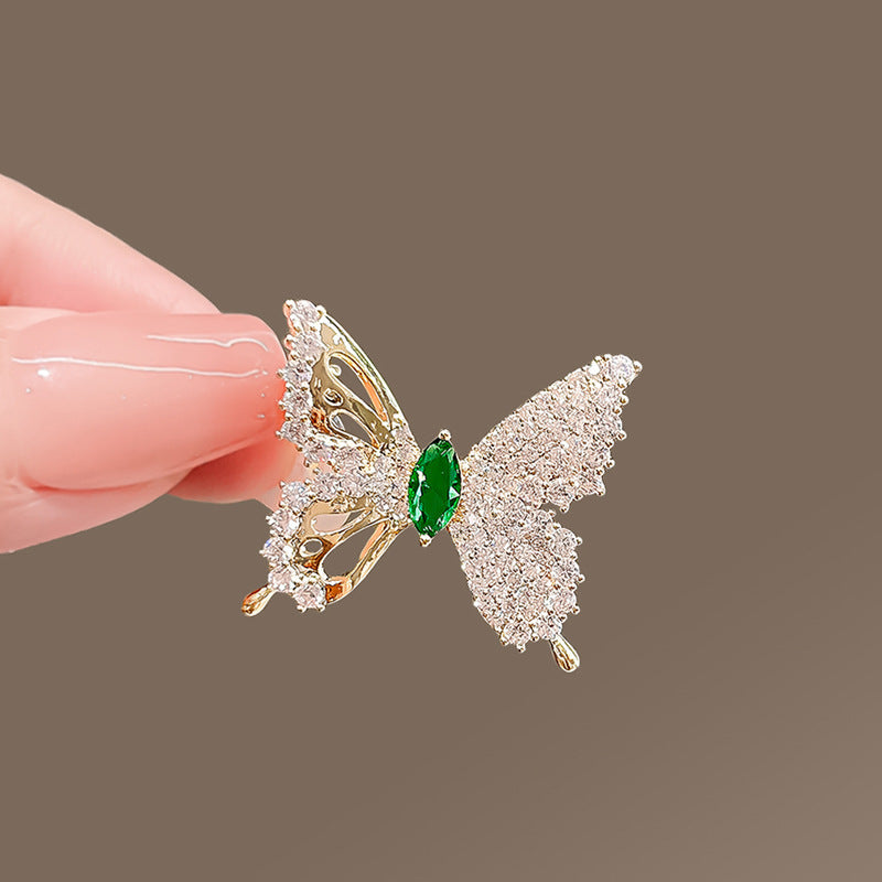 Nuevo Broche de Aleación de Alta Sensación de Nicho de Alta Gama, Pin para Abrigo y Traje, Corsage Versátil de Alta Gama