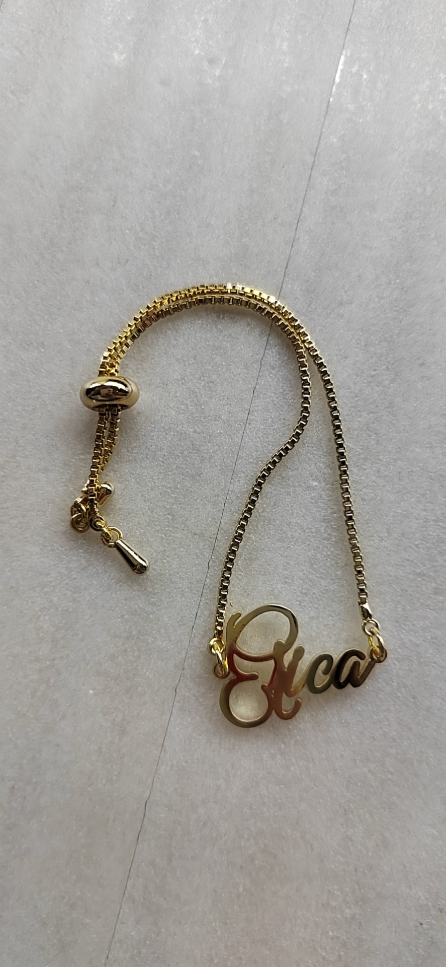 Pulsera personalizada de acero inoxidable con nombre para hacer tú mismo