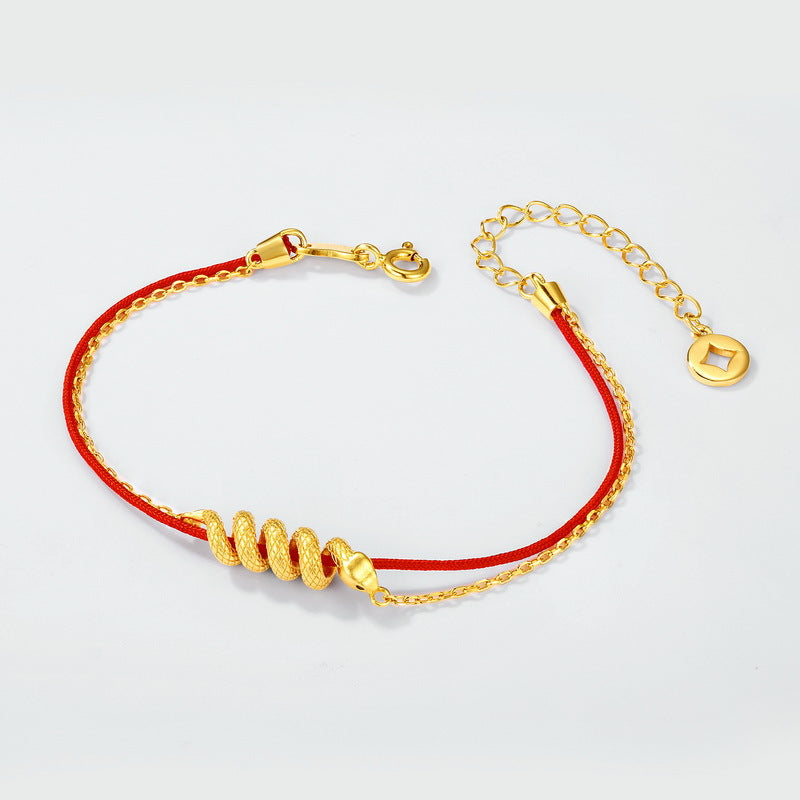 Ladies New Year Of Snake Winding Bracelet
