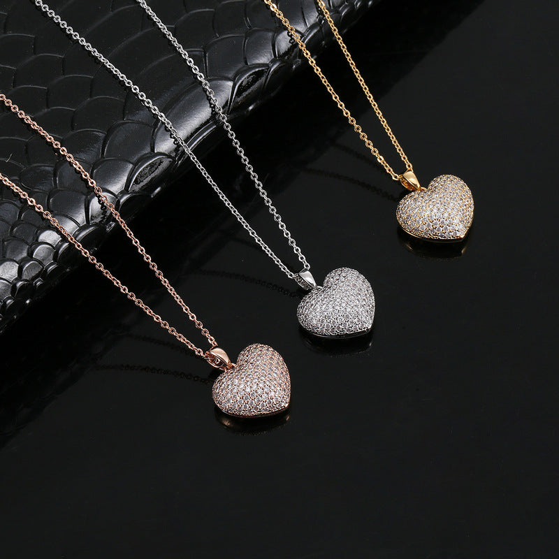 Necklaces were studded with hearts