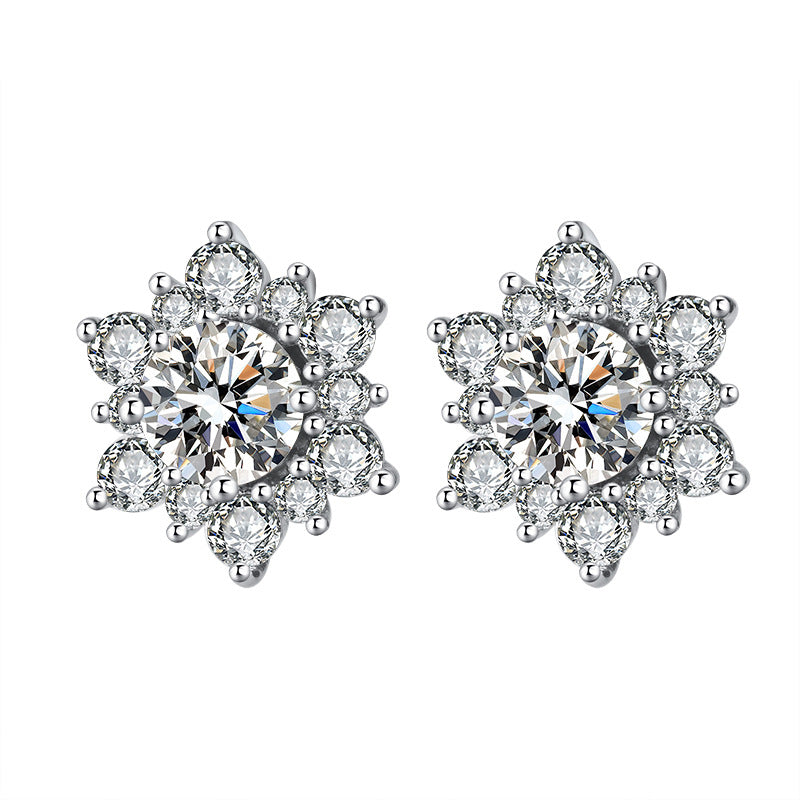 SONNENBLUME Halskette Set Mikro-besetzt Vollbesetzt Diamant