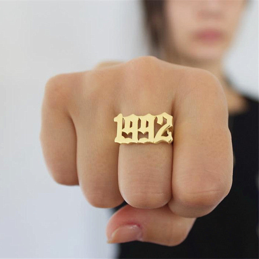 Digitaler antiker Ring Schmuck für Damen und Herren