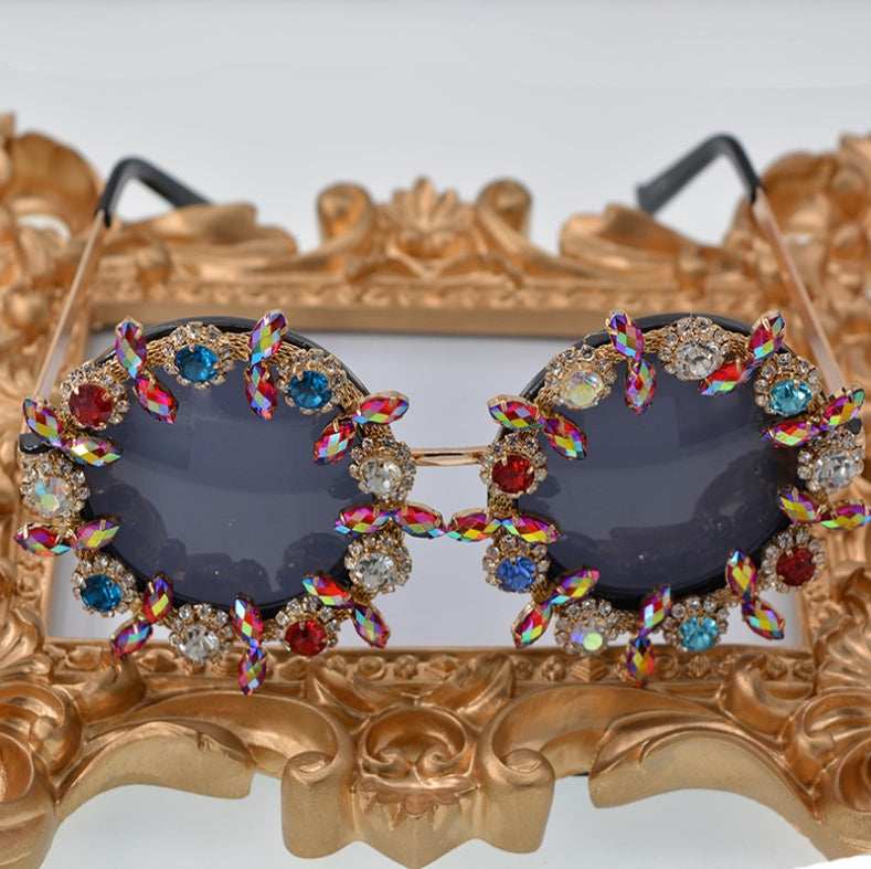 Barocke Diamant-Sonnenbrille