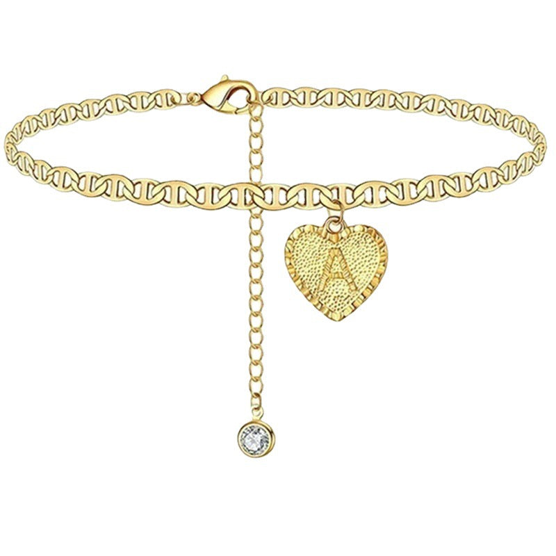 26 English Letters Fashion Men's And Women's Beach Chain