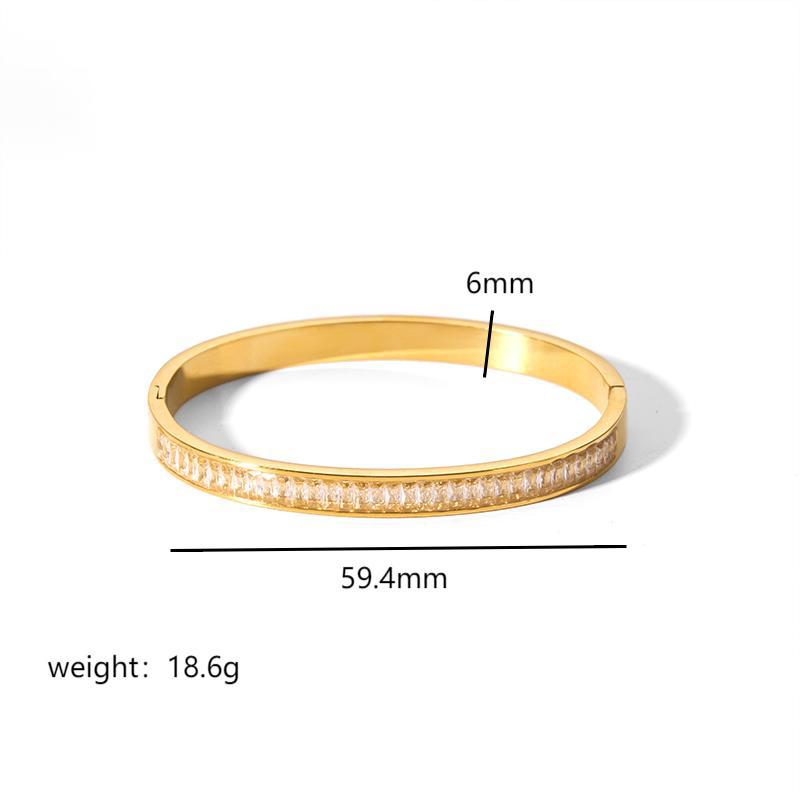 Pulsera de Acero Titanio Estilo Ins con Hebilla de Estrella de Seis Puntas