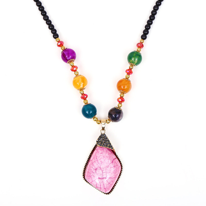 Collar estilo étnico bohemio