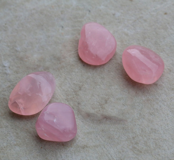 6 pieces set price natural powder crystal bare stone