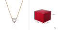 Crystal Heart Choker Necklace
