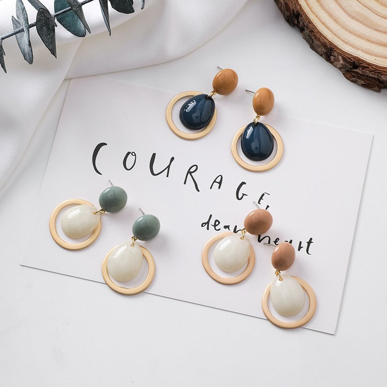 Pendientes de caramelo colgantes